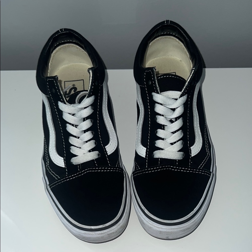 Vans Black and White Sneakers
